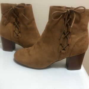 Women's Tan Booties, Size 7
